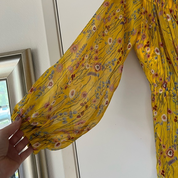 NEW Alexis Edyta one-shoulder yellow dress - Picture 8 of 9